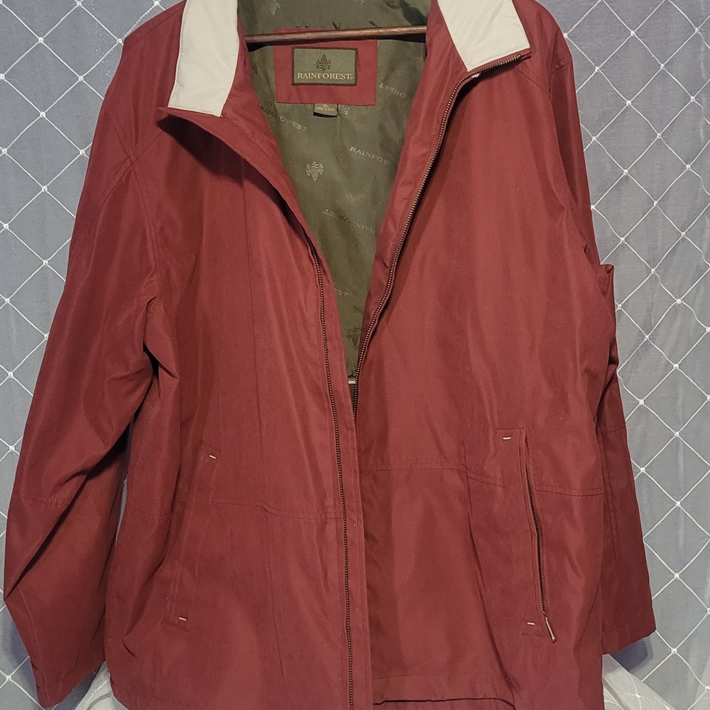 Men's Rust Red Lightweight Jacket - image 1